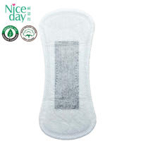Hot sell fully cotton surface bamboo chip surper absorbtion sanitary napkin ND20161-22-Niceday