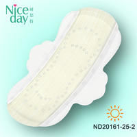 Good quality bamboo fiber surface without chip surper absorbtion sanitary napkin ND20161-25-Niceday