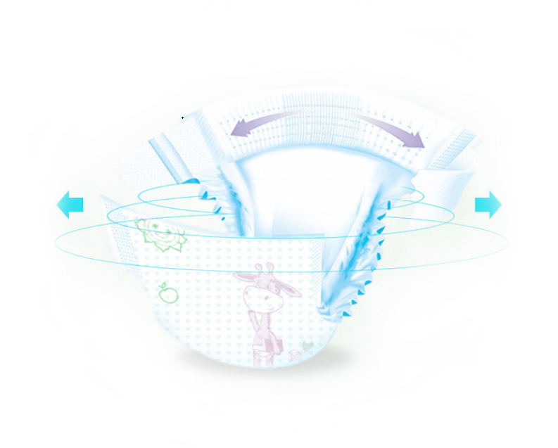 Brand of OEM&ODM Cheap soft and breathable dry baby diapers 