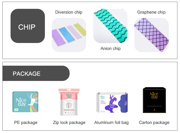 Niceday black disposable sanitary napkin wholesales for female-6