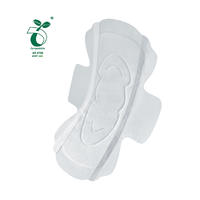 Hypoallergenic organic sanitary pads GOTS certified cotton heavy flow period pad NICEDAY-O-5-245