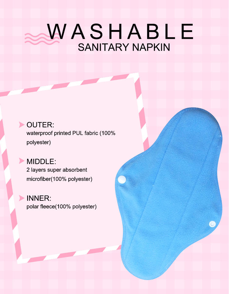 brand women's hygiene products printed colorful for girl-2