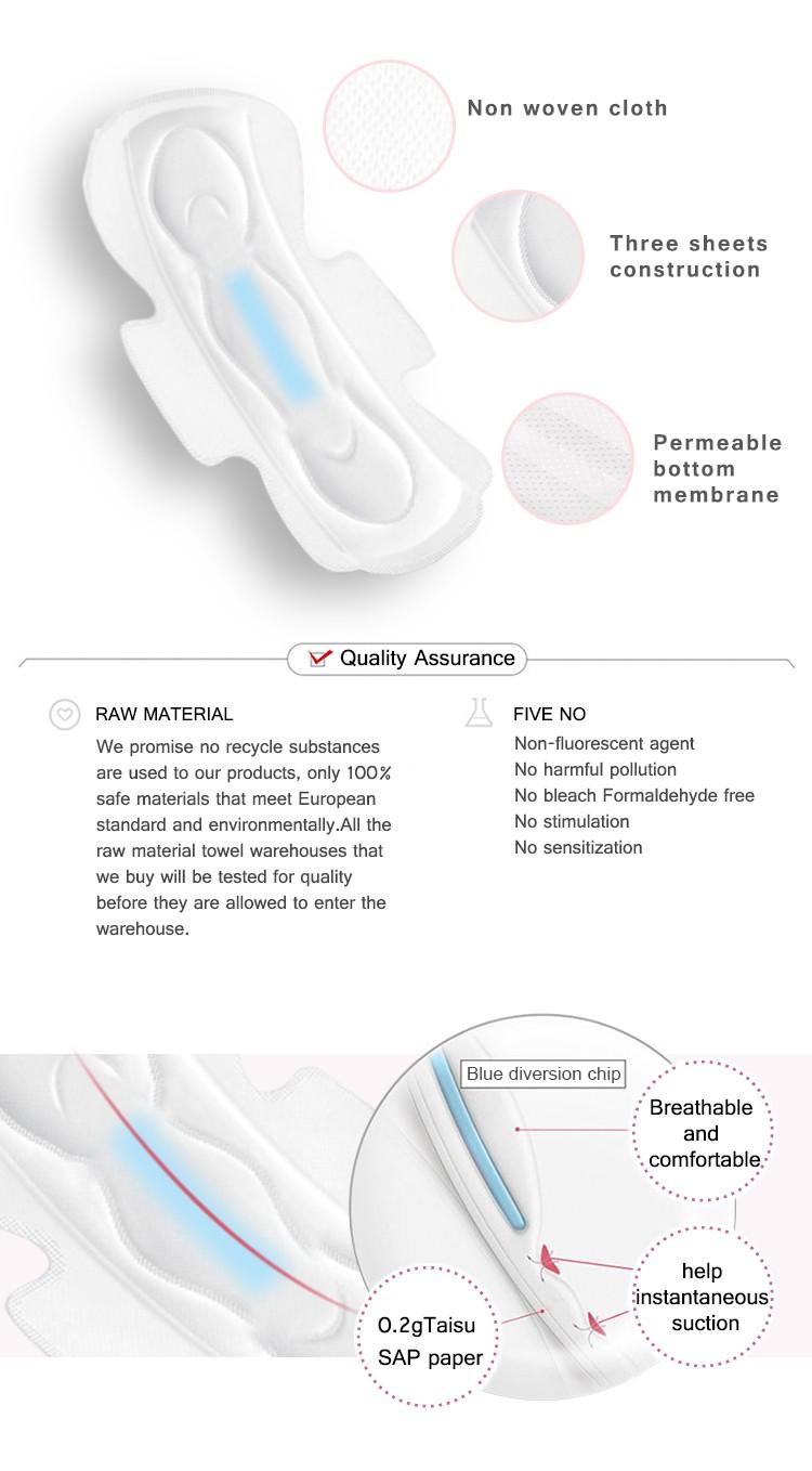 Niceday luxury period pads quickdry for feminine-2